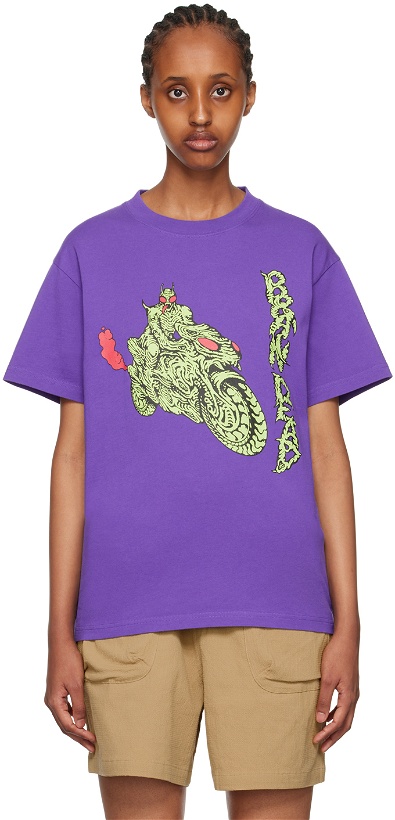 Photo: Brain Dead Purple Goon Rider T-Shirt