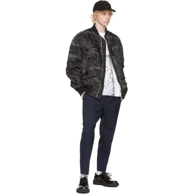 Sacai White Dr. Woo Edition Bandana T-Shirt Sacai