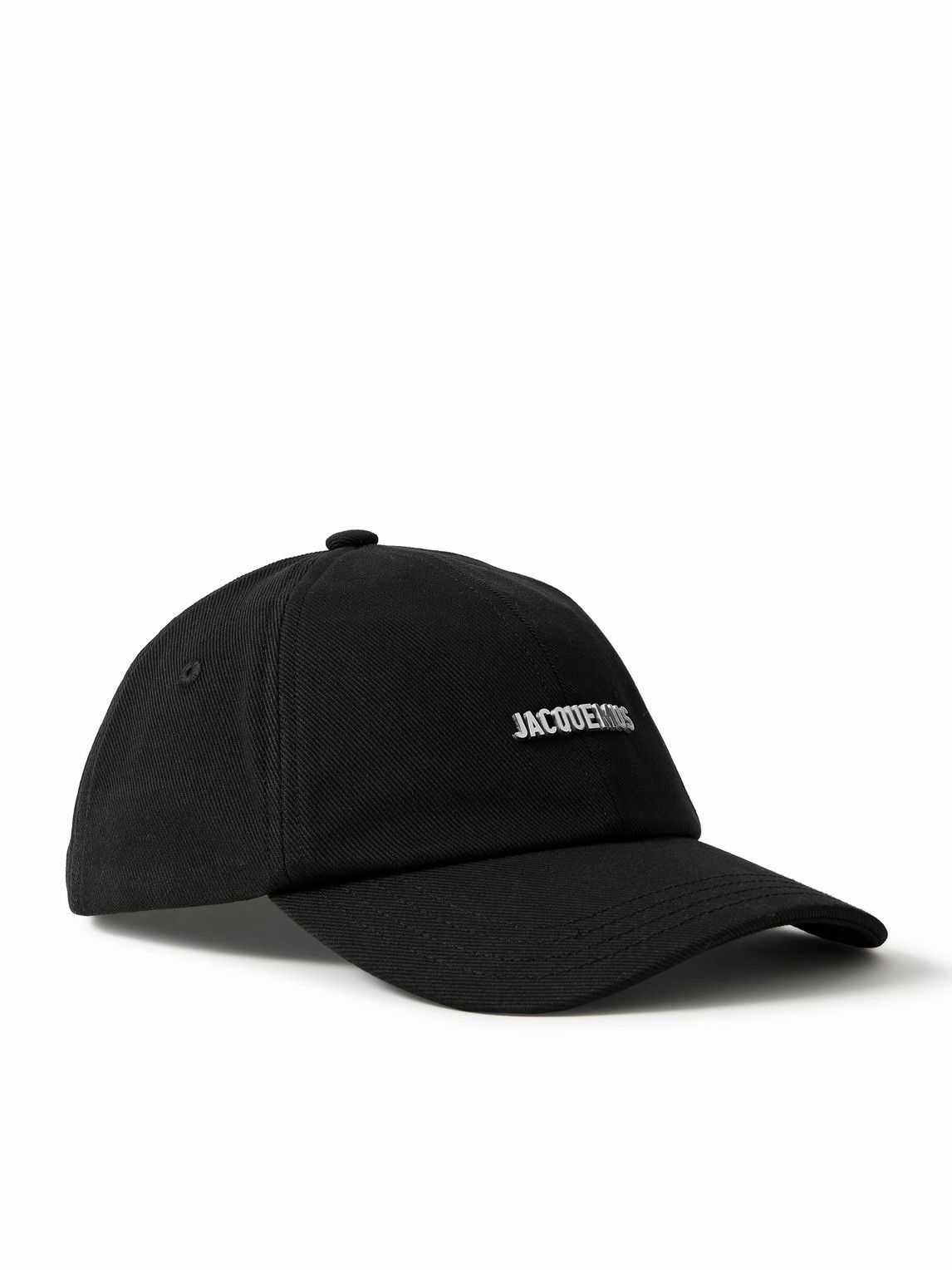Jacquemus - Gadjo Logo-Embellished Cotton-Twill Baseball Cap - Black