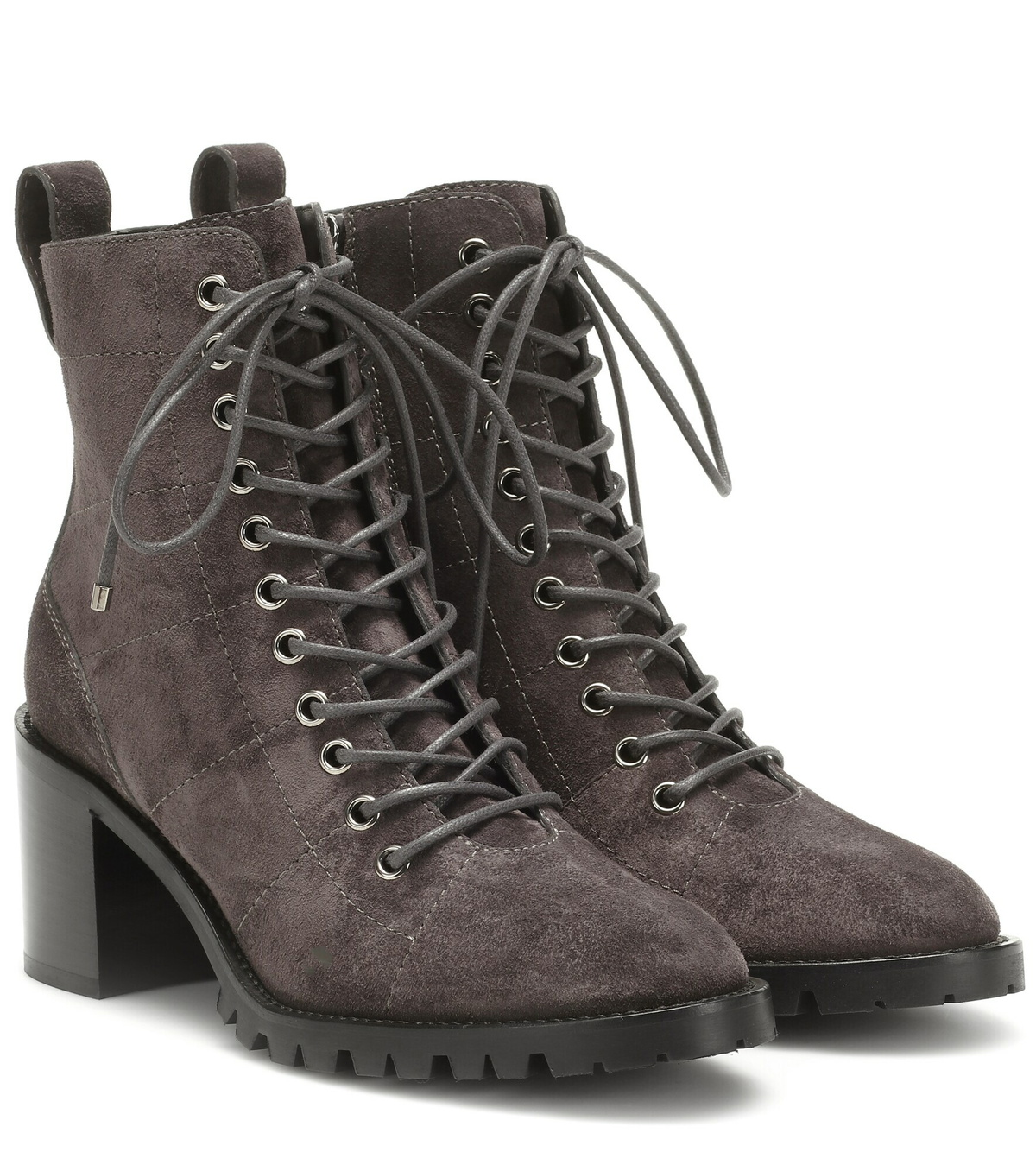 JIMMY CHOO Cruz 65 クリスタル付 レースアップブーツ Jimmy Choo Black Cruz 65 Leather Combat Ankle Boots with