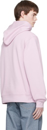 Marni Pink Flocked Marni Animal Alphabet Logo Hoodie