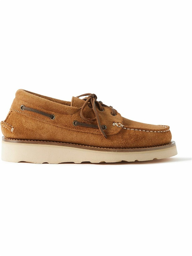 Photo: Yuketen - Land Barca Tosca Leather Boat Shoes - Brown