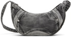 XLIM Gray Denim Messenger Bag