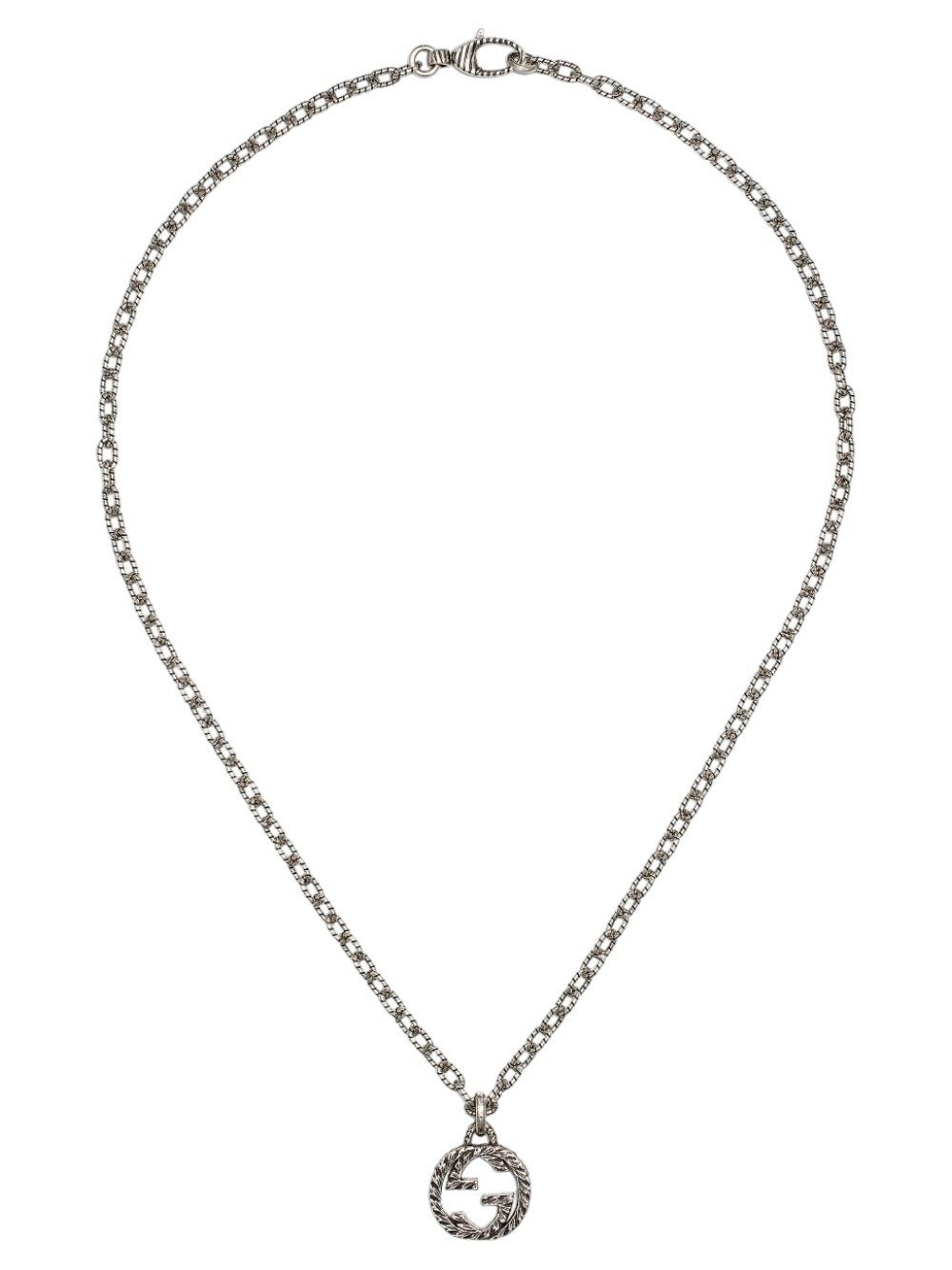 Gucci Silver Double G Key Necklace Gucci
