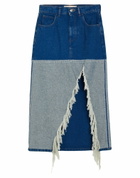 Marni Womens Denim skirt in Blue