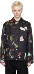 Lanvin Black Floral Jacket