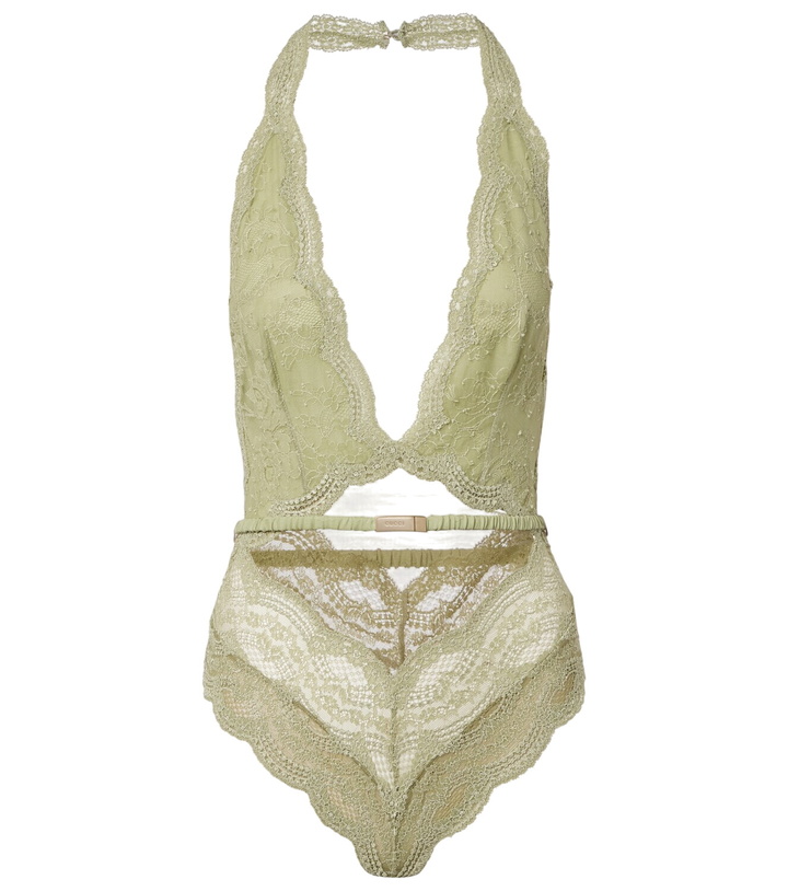Photo: Gucci Floral lace and tulle bodysuit