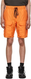 Reese Cooper Orange Ripstop Cargo Shorts