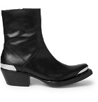 Vetements - Metal-Tipped Leather Boots - Black