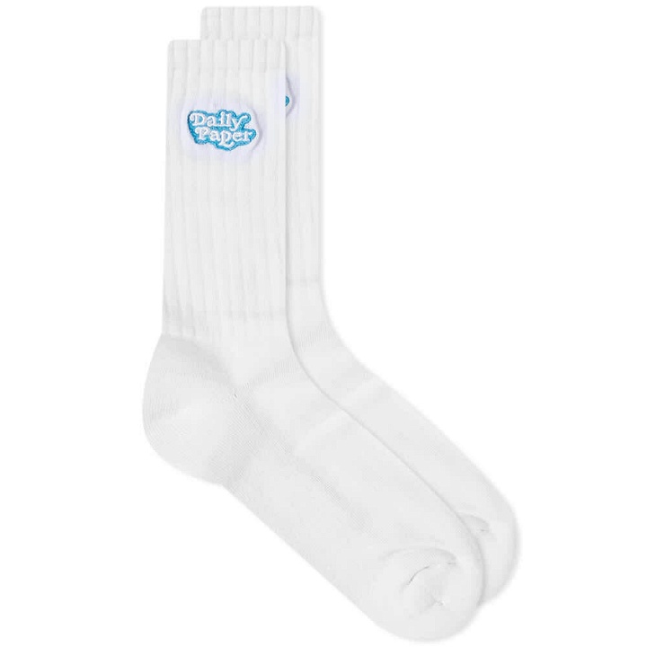 Photo: Daily Paper Nock Logo Sock in White