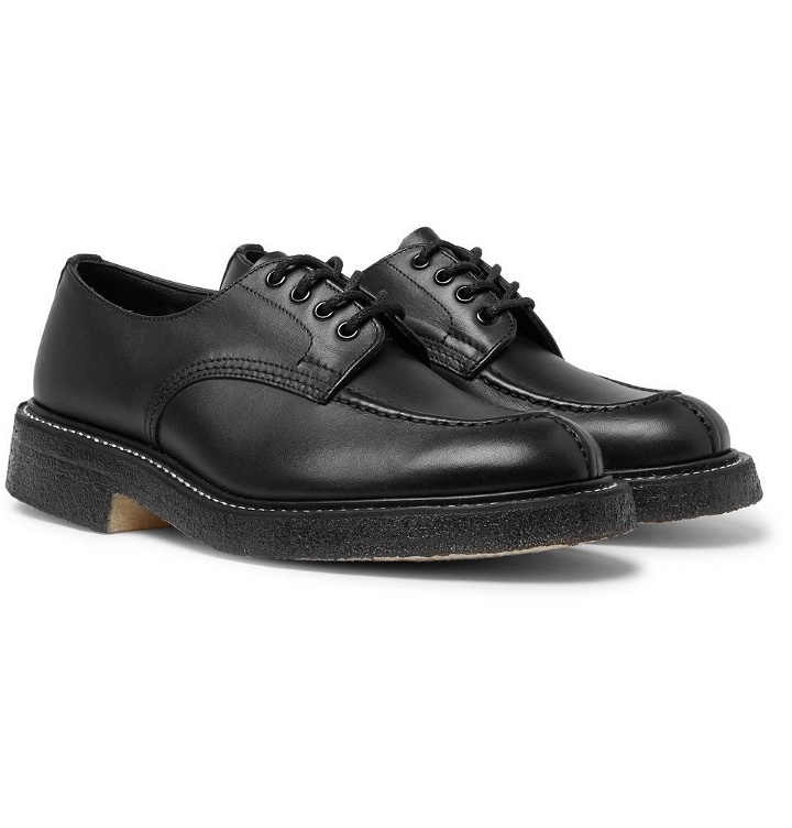 Photo: Tricker's - Leather Derby Shoes - Men - Black