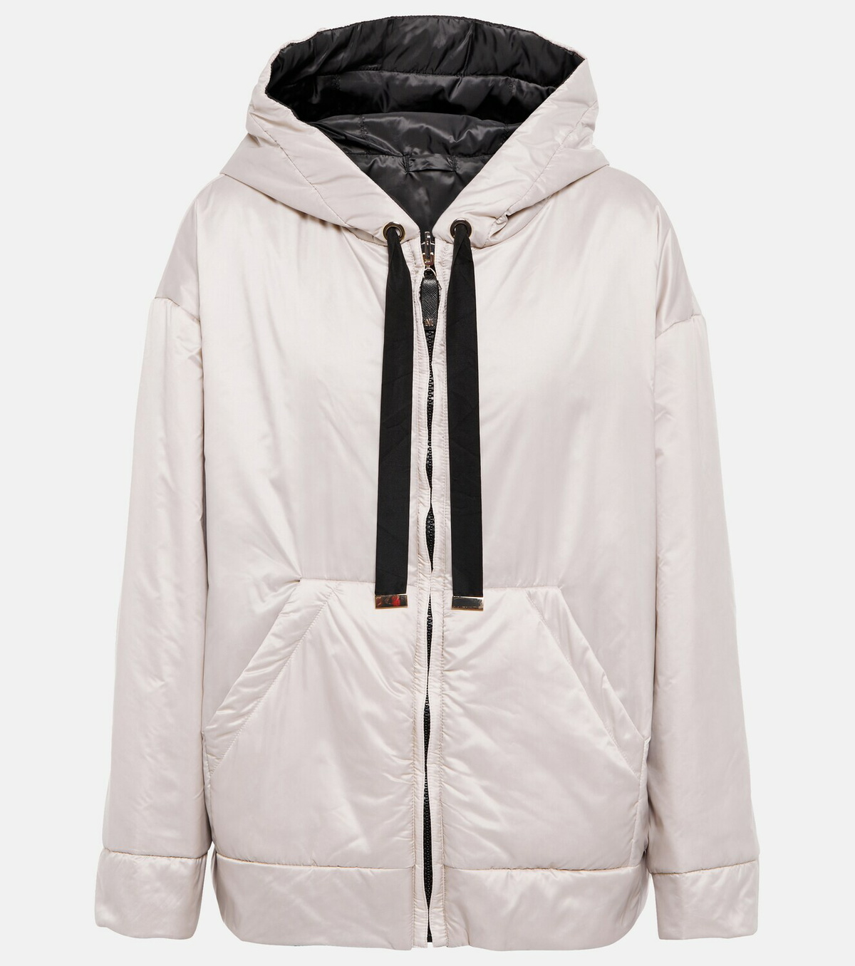 Max Mara The Cube ジップアップ 長袖ジャケット Max Mara Zip-Up Puffer Jacket - Grey | Editorialist
