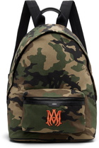 AMIRI Khaki MA Camo Backpack