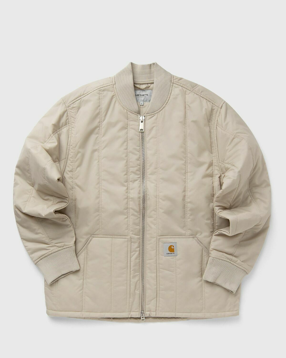 Carhartt WIP Lachlan Liner Beige Mens Bomber Jacket Carhartt WIP
