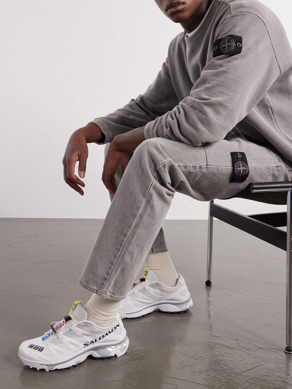 Stone Island - Straight-Leg Jeans - Gray