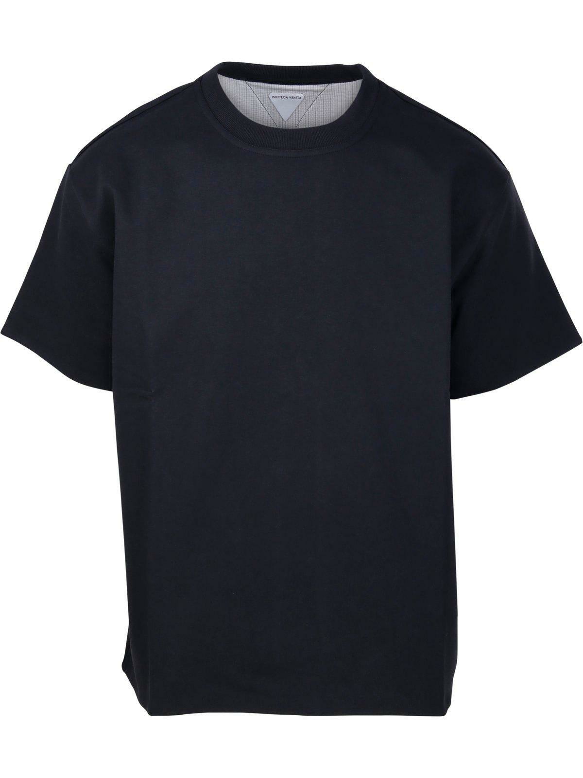 Bottega Veneta Gray Double Layer T-Shirt Bottega Veneta Bottega Veneta Gray Double Layer T-Shirt Bottega Veneta