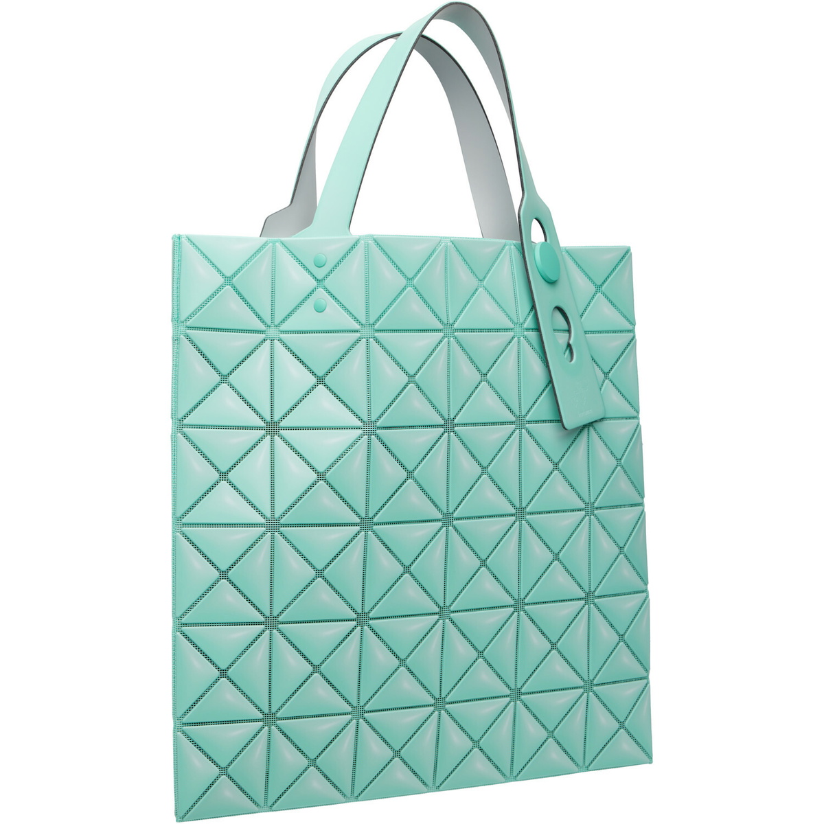 BAO BAO ISSEY MIYAKE Green Miniature Tote