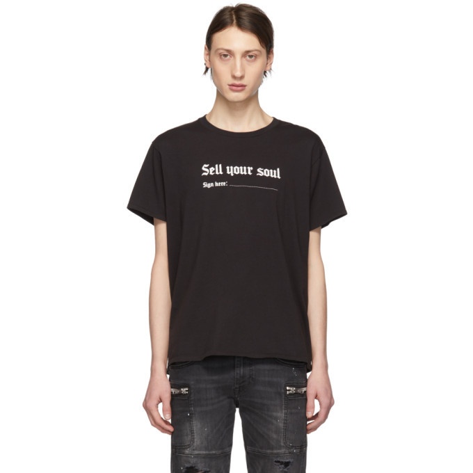 Photo: R13 Black Sell Your Soul Boy T-Shirt