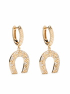 Harwell Godfrey 18K Yellow Gold Horseshoe Hoop Earrings