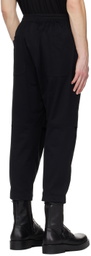 The Viridi-anne Black Drawstring Trousers