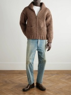 Visvim - Shawl-Collar Wool and Cashmere-Blend Cardigan - Brown