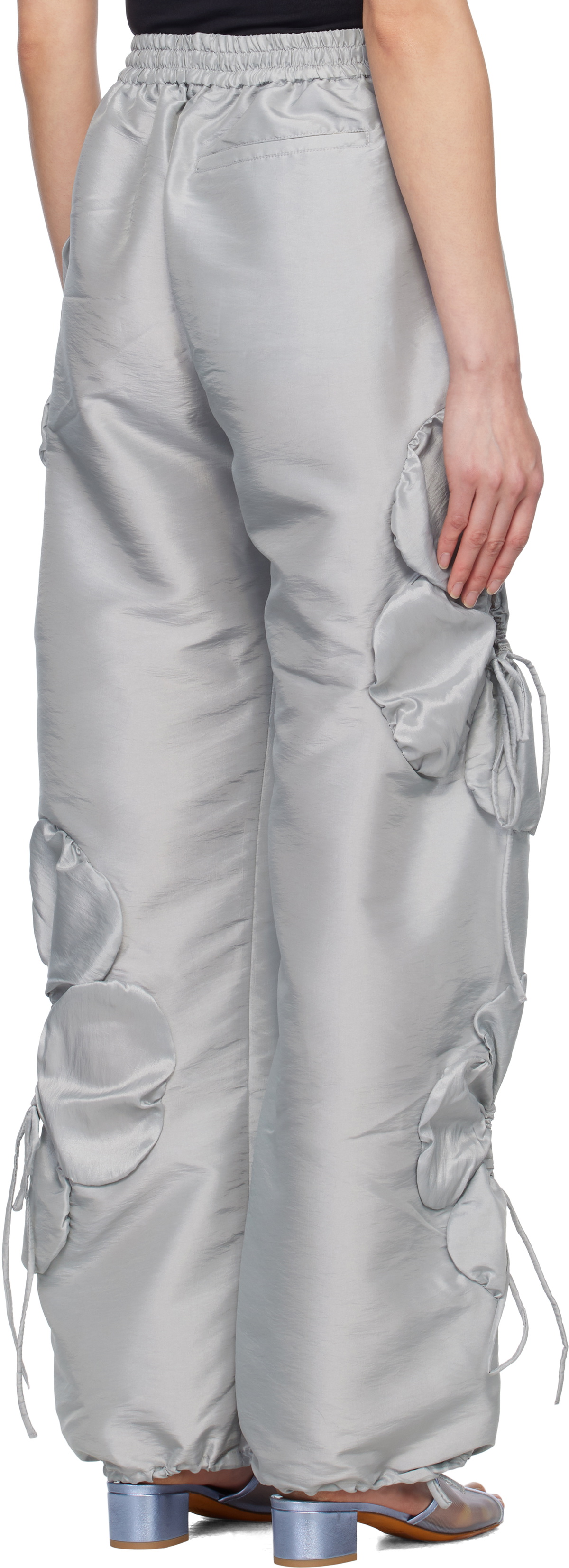 J.Kim Gray Flower Lounge Pants