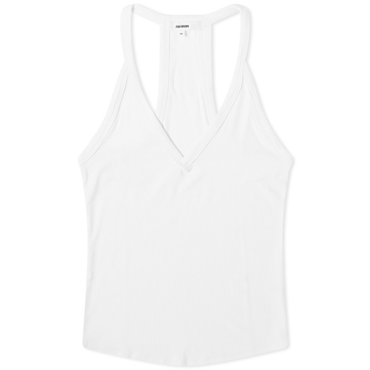 Joah Brown Women's Racerback Tank Vest Top in White