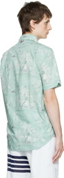 Thom Browne Green Toile Shirt
