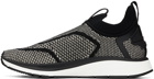 ZEGNA Black & White Slip-On Sneakers