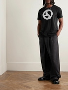 Acne Studios - Everest Logo-Print Cotton and Lyocell-Blend Jersey T-Shirt - Black