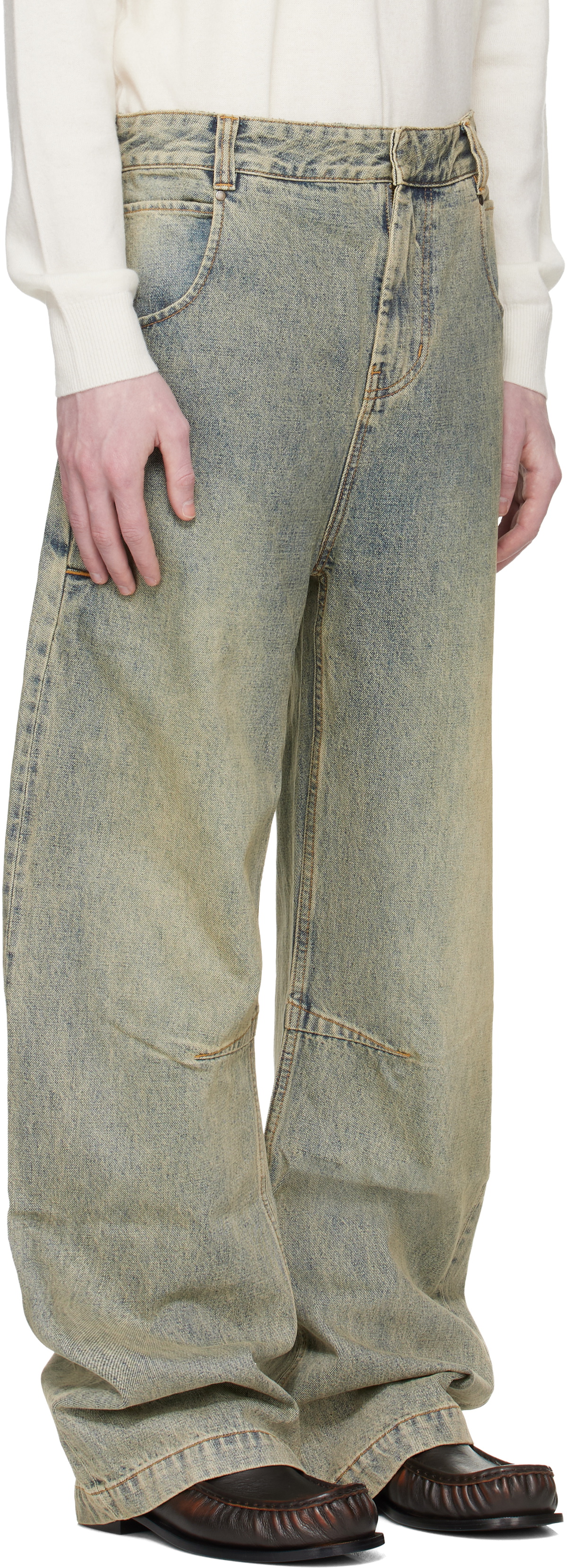 Entire Studios Blue Gem Jeans