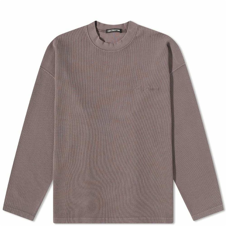 Photo: Cole Buxton Men's Long Sleeve Waffle T-Shirt in Brown
