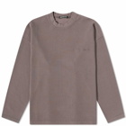 Cole Buxton Men's Long Sleeve Waffle T-Shirt in Brown