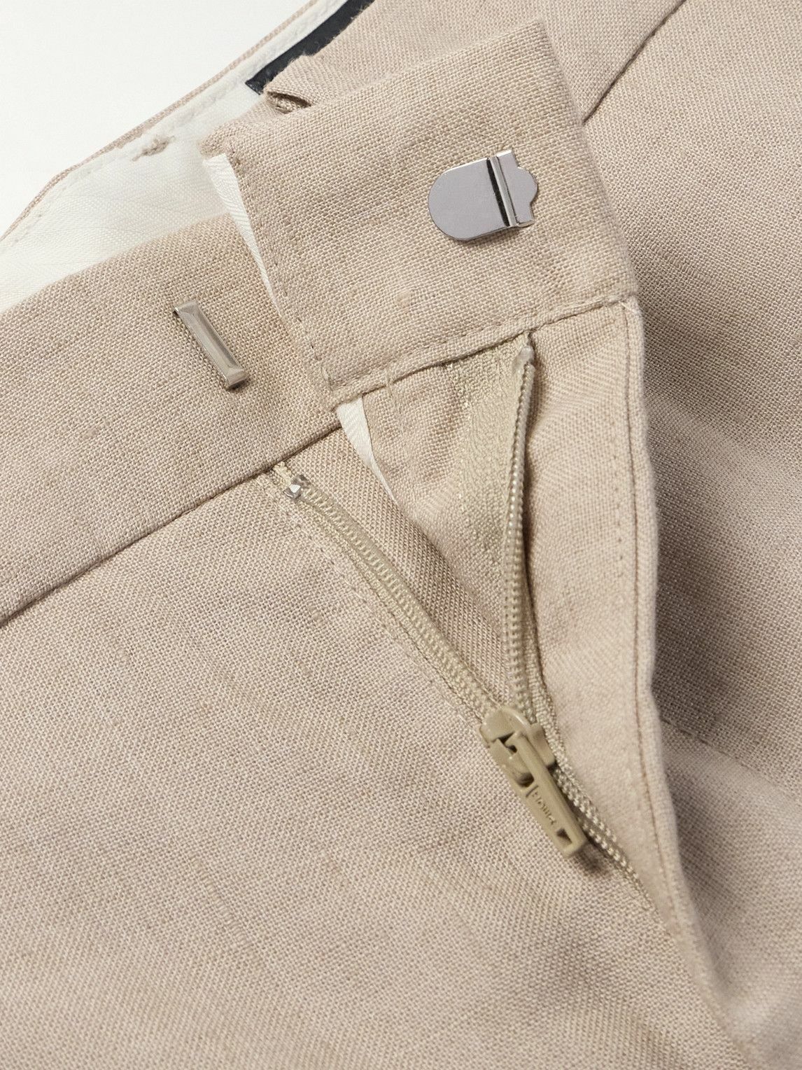Club Monaco - Straight-Leg Linen-Blend Suit Trousers - Neutrals