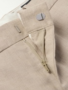 Club Monaco - Straight-Leg Linen-Blend Suit Trousers - Neutrals