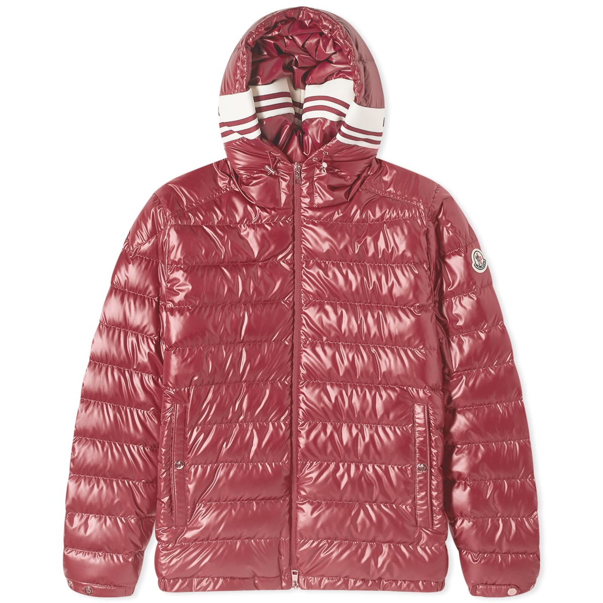 Moncler Men's Cornour Recycled Nylon Jacket in Red Moncler