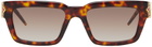 Casablanca Tortoiseshell Monogram Plaque Sunglasses