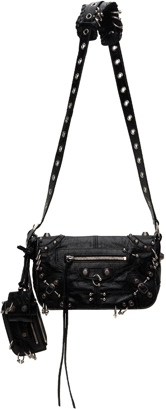 Photo: Balenciaga Black XS 'Le Cagole' Piercing Bag