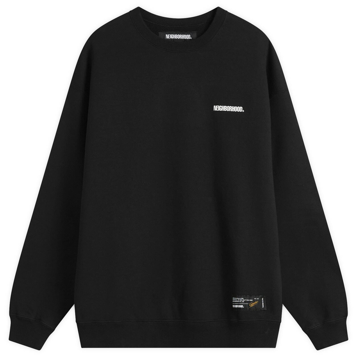 Neighborhood Men's Savage Crewneck Sweater in Black Neighborhood