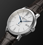 Baume & Mercier - Classima Automatic 40mm Stainless Steel and Alligator Watch, Ref. No. 10214 - White
