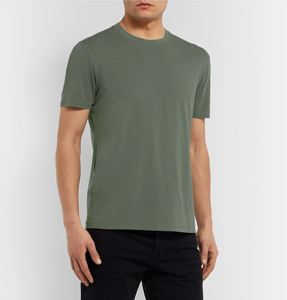 TOM FORD Logo-Embroidered Lyocell and Cotton-Blend Jersey T-Shirt for Men