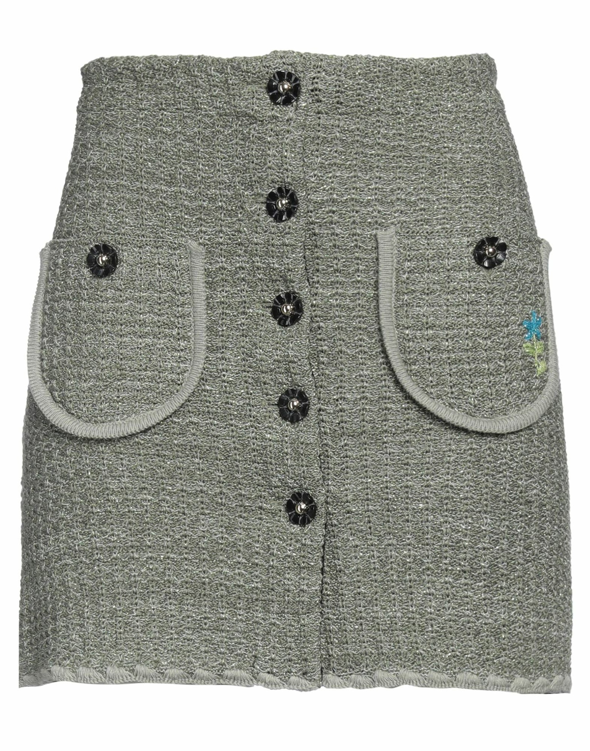 Cormio Womens Mini skirt in Sage green