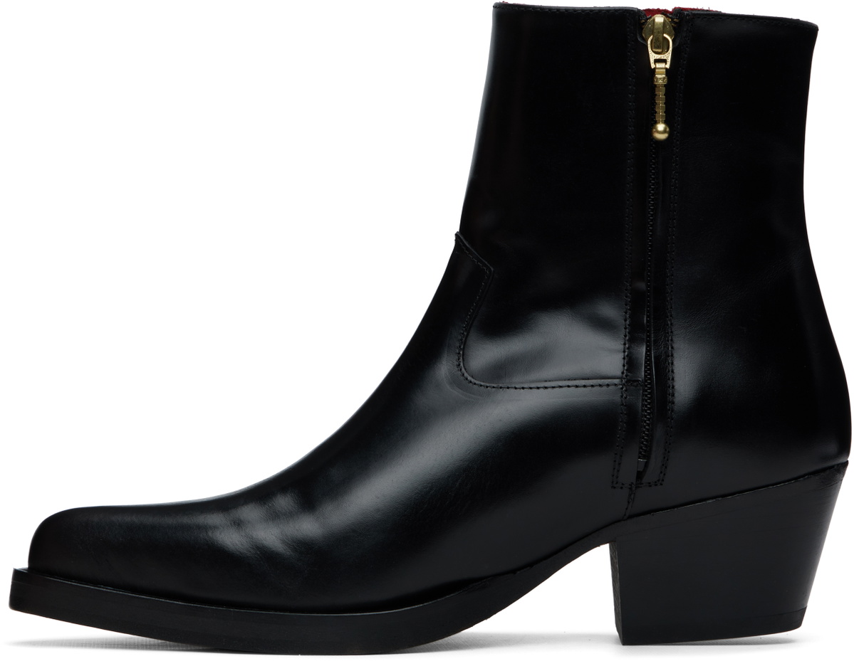 Ernest W. Baker Black Western Boots