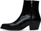Ernest W. Baker Black Western Boots