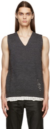 Maison Margiela Grey Anonymity Of The Lining Vest