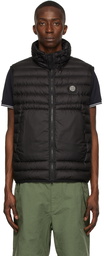 Stone Island Black Down Bio-Based Vest