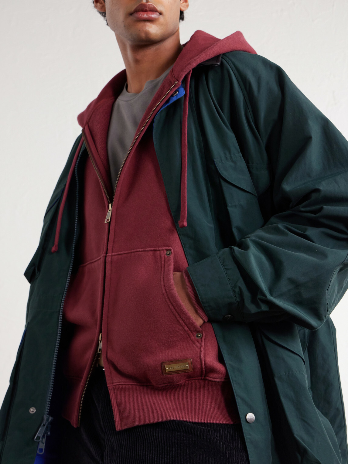Aimé Leon Dore - Cotton-Jersey Zip-Up Hoodie - Red