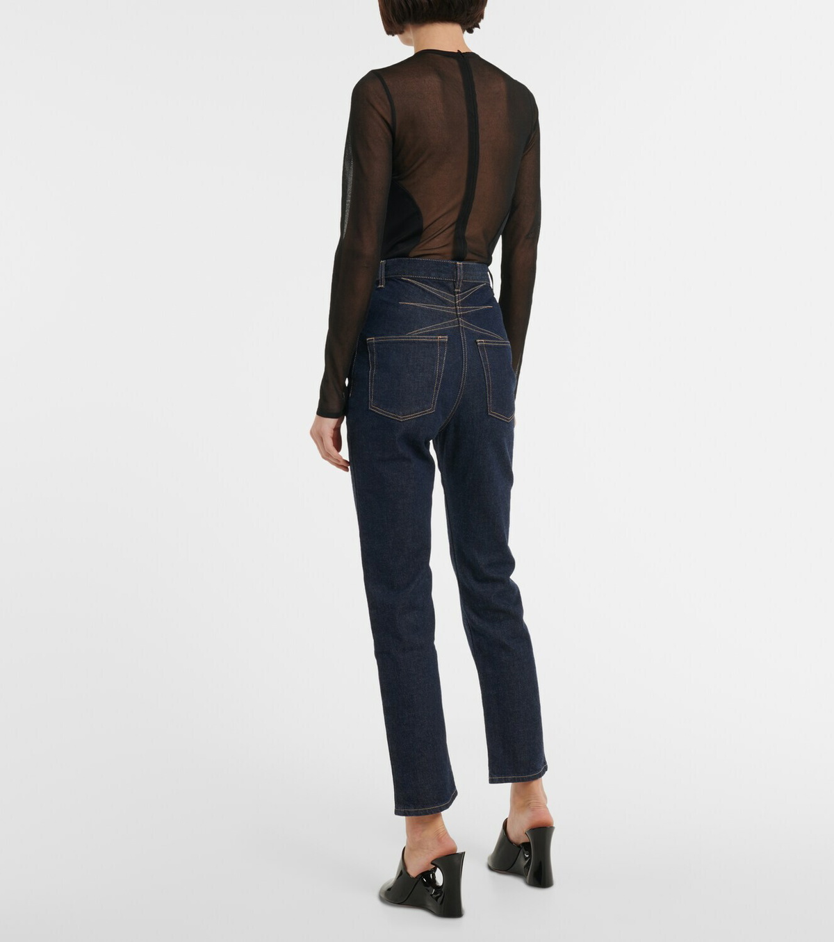 Alaïa High-rise slim jeans ALAÏA