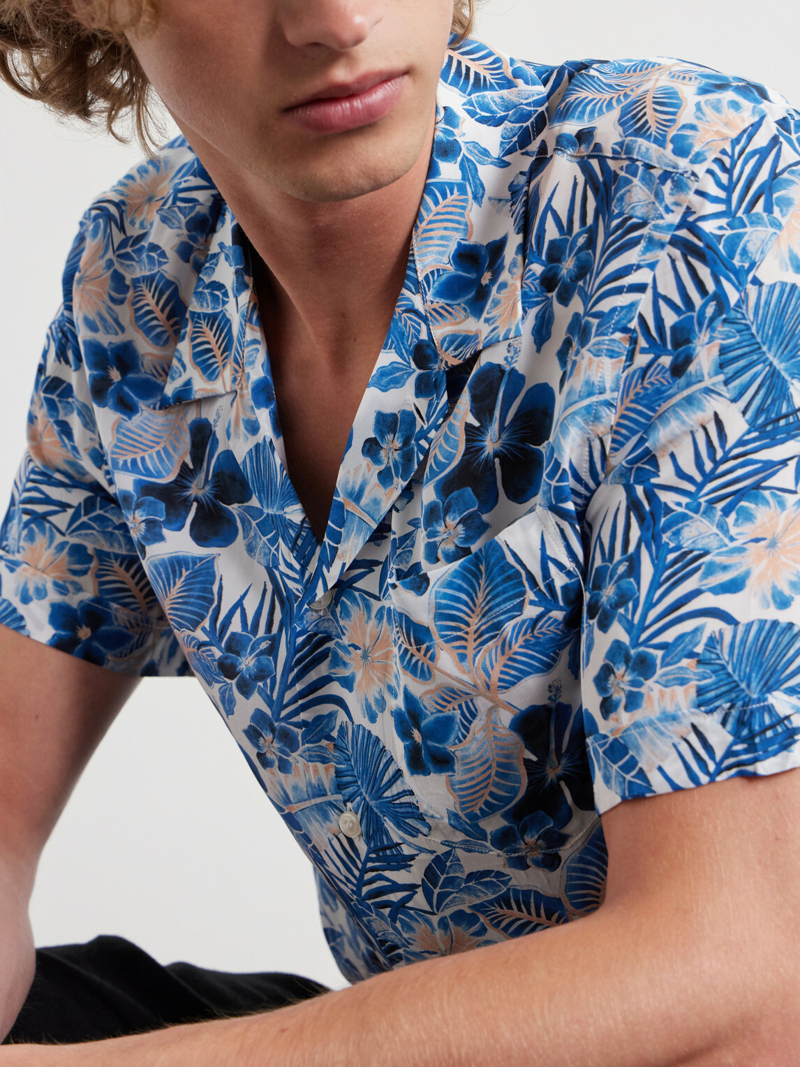 Vilebrequin - Charli Camp-Collar Printed Shirt - Blue