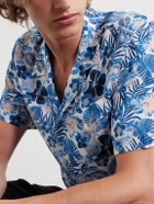 Vilebrequin - Charli Camp-Collar Printed Shirt - Blue